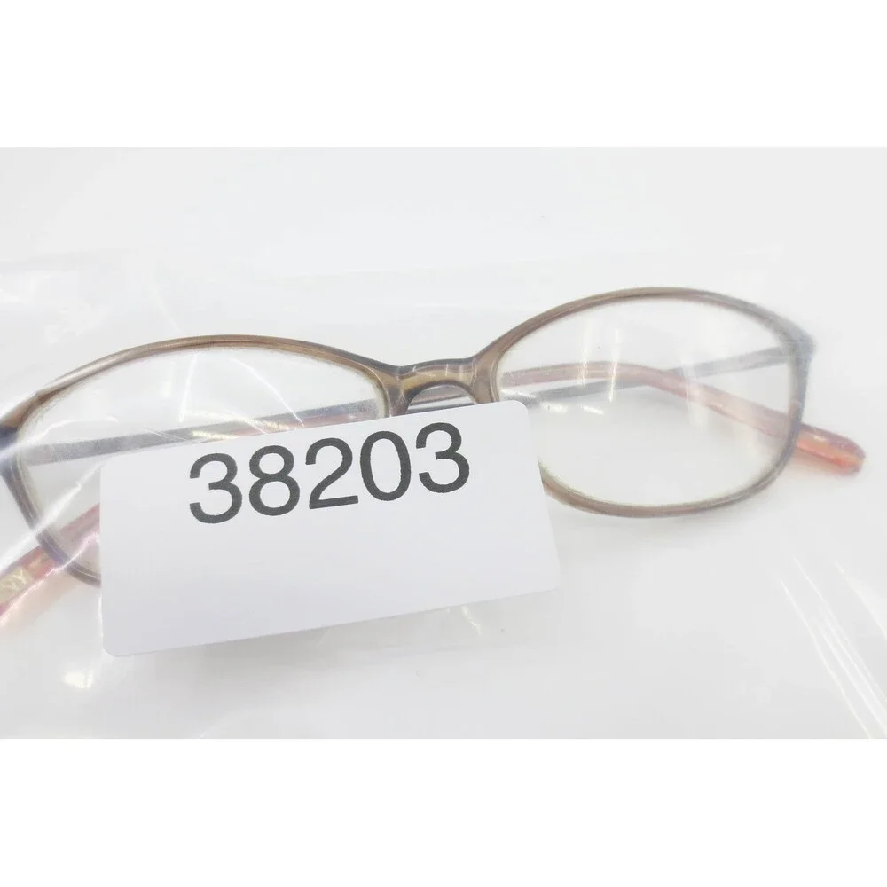 Jones New York J705 Khaki Brown Oval Eyeglasses Frames 135mm Womens Eyewear